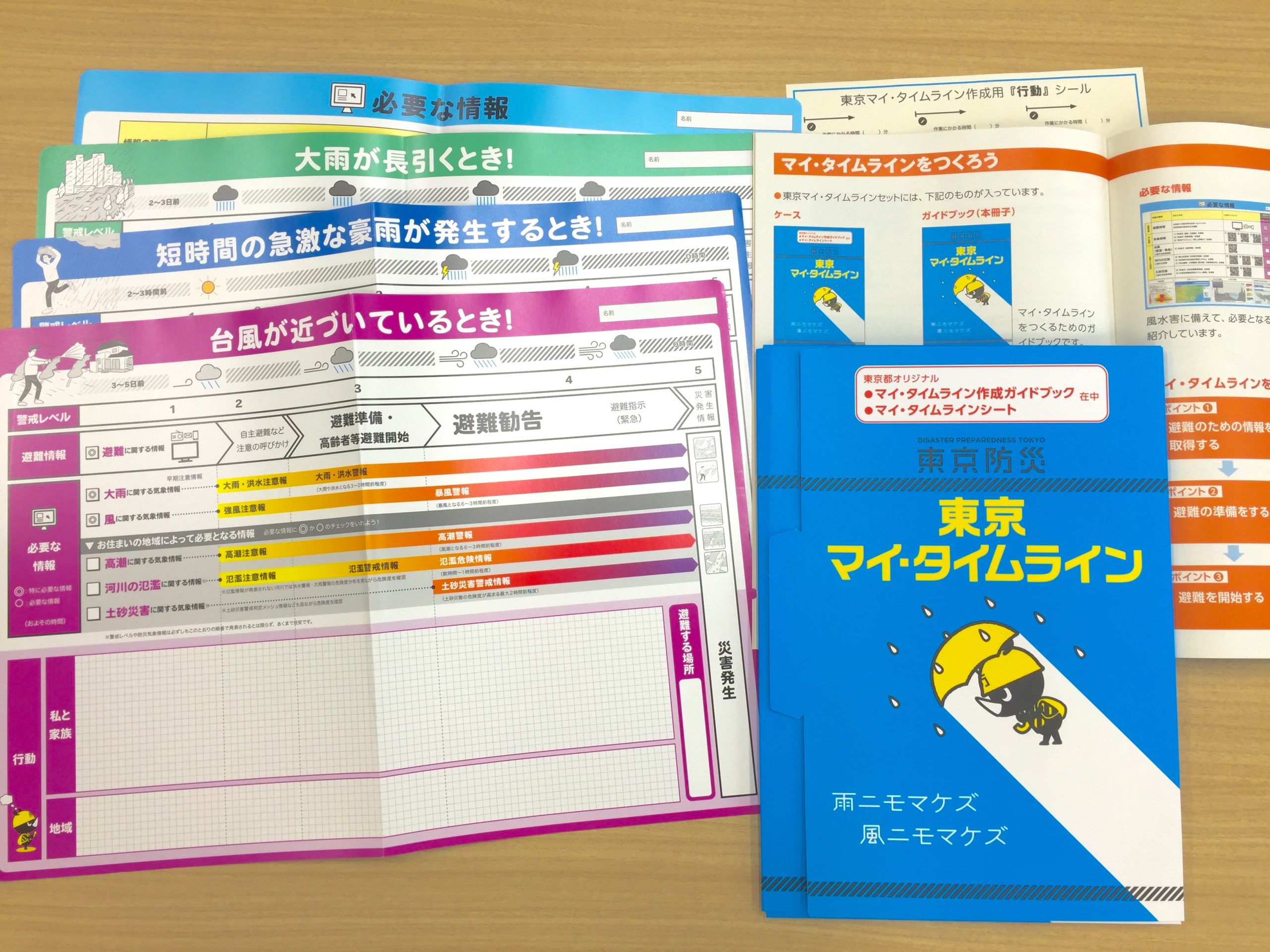 タイムラインから考える災害に役立つ「マイ・タイムライン」